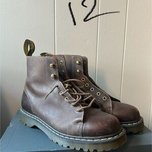 Dr. Martens Brown Leather Men's Boots